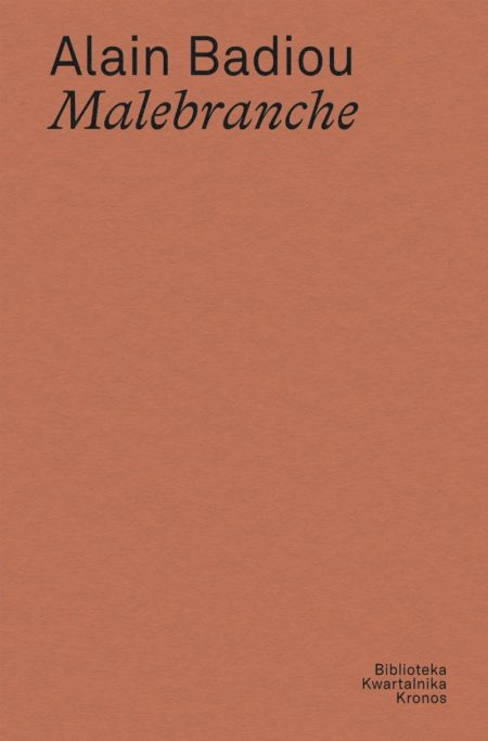 MALEBRANCHE</br>Alain Badiou